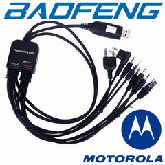 Універсальний кабель RETEVIS PROFI MAX 8in1 для програмування рацій Baofeng, Motorola та багатьох інших