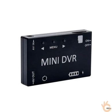 FPV видеорегистратор Happymodel F16N миниатюрный mini DVR с аккумулятором, для квадрокоптеров и авиамоделей