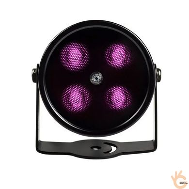 ИК прожектор подсветка до 15 м для камеры LONGSE LM90, 850 нм, 12 В, 3 Вт, 4 LED, датчик освещения, угол 90°