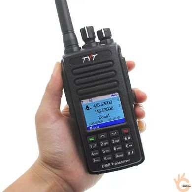 Рація цифрова TYT MD-UV390GPS 5W PRO серія VHF/UHF/GPS, 3000ch, USB, скремблер, до 8км, захист IP67 ОРИГІНАЛ!