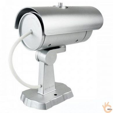 Муляж камеры видеонаблюдения реалистичный, макет, обманка видеокамеры с ИК подсветкой Third Eye M2