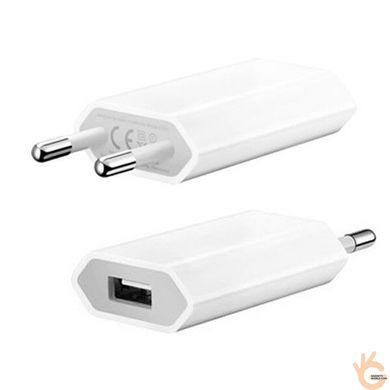 Блок живлення, зарядний пристрій, USB роз'єм, 5 Вольт 1 Ампер, для зарядки USB пристроїв Unitoptek TC10-USB