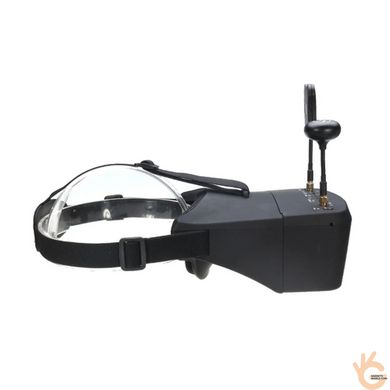 FPV очки - шлем DVR для квадрокоптера и авиамоделей Eachine EV800D 5.8ГГц Diversity 40Ch 5” 800*480 Оригинал!