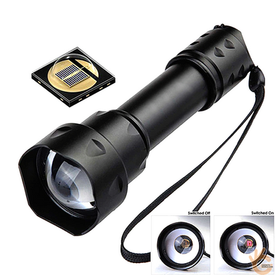 ІЧ ліхтар для глушіння відеокамер вночі і повністю невидимого підсвічування об'єктів UltraFire 10W 940нм