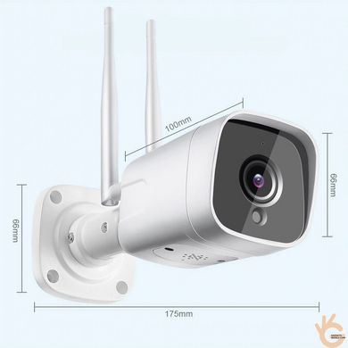 4G 3G IP 5Мп камера спостереження вулична ZILNK NC57, 1/2.8 "IMX335, F = 4.0мм, SD до 128Гб, QuadHD