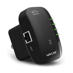 Підсилювач WiFi репітер ретранслятор сигналу з LAN портом WavLink WS560 300 Mbps