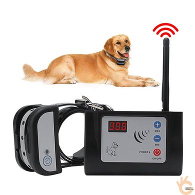 Электронный забор для собак + электронный светоотражающий ошейник Pet 882