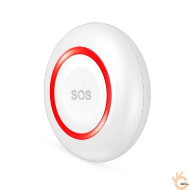 SOS кнопка WiFi + 433 МГц заряджаємий для літніх і хворих людей, виклик медперсоналу і близьких TUYA Smart Bot