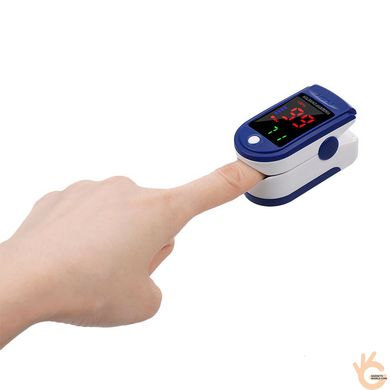 Пульсоксиметр портативний на палець Carevas LK87, вимірювання сатурації кисню та частоти пульсу. Оригінал!