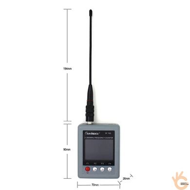 Частотомер цифровой SURECOM SF-103 – частотомер - анализатор CTCCSS/DCS кодов радиостанций 2 МГц - 2.8 ГГц