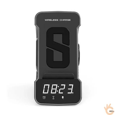 Подставка для телефона 8в1 ADIN WD-200 часы, MP3 Bluetooth колонка, беспроводное зарядное. Лучший подарок!