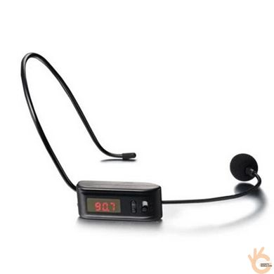 Беспроводной FM микрофон - гарнитура на голову ZANSONG K0737, FM-передатчик 87 - 108 МГц для караоке, лекций