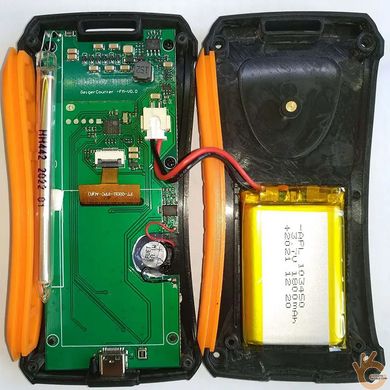 Дозиметр радіометр побутовий, лічильник Гейгера, заряджається, GM сенсор, кольоровий LCD, логер BOSEAN HFS-10