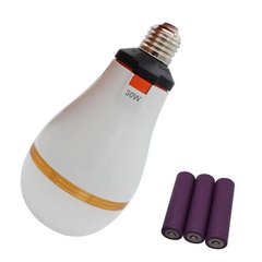 LED лампа для аварийного освещения на аккумуляторах 30Вт PALO LED_30W, 3 режима яркости при автономной работе