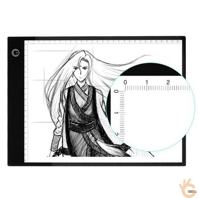Планшет світловий А4 формату для копіювання зображень, створення малюнків гіперреалізму Tablet Pad Clefers A4
