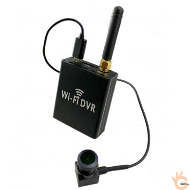 Відеореєстратор WiFi з виносною AHD відеокамерою, мікрофон, кабель 1,5 м, хмара, акумуляторний KONLEN Z5S AHD