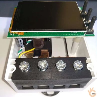 Розумний WiFi TUYA 2DIN лічильник електроенергії + автомат регульований ATORCH TS-840, енергомонітор 250В 100А