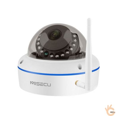 Беспроводная уличная 1080P WiFi IP купольная камера MiSecu DM13, 2Мп, P2P, ONVIF, SD до 64Гб, APP Android/IOS