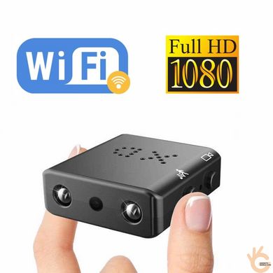 Мини камера WiFi - миниатюрный видеорегистратор Hawkeye XD WIFI, 1080P, IOs/Android/PC, чистый звук и видео!