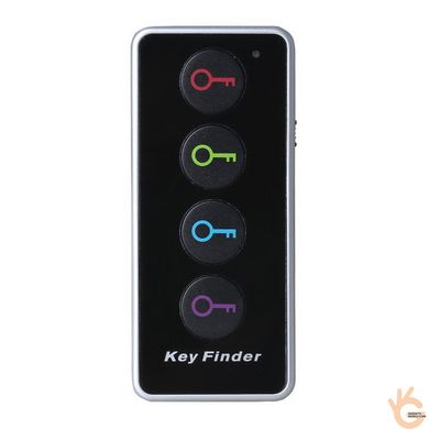 Брелок для пошуку ключів і предметів антіпотеряшка DZGOGO Key Finder F840 з 4-ма маячками + ліхтарик
