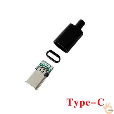 USB Type-C разъём – конструктор, для ремонта и создания информационных и питающих Type-C кабелей Protech 24P