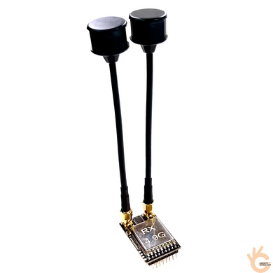 Kimpok KP-R4959 FPV приёмник-модуль 4.9&ndash;6 GHz 80 Ch (4990&ndash;5945 MHz) для дронов, AV-выход, 12 V