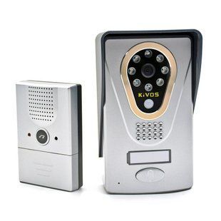 IP WiFi видеодомофон KIVOS KDB400 с записью и радио звонком, P2P мониторинг и скачивание записей через Android
