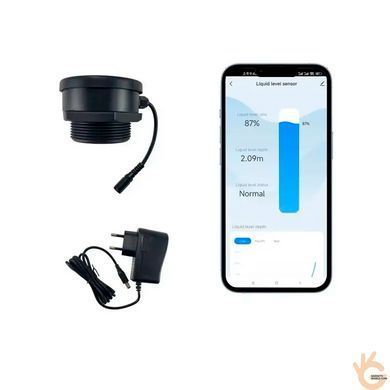 Датчик контроля уровня воды беспроводный WiFi до 50 м EPTTECH TLC22А, 0-3 м, APP TUYA