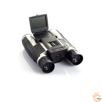 Електронний бінокль з камерою та фотоапаратом ACEHE FS608R, 12х32, 5 Мп, до 32 Гб, FullHD 1080P