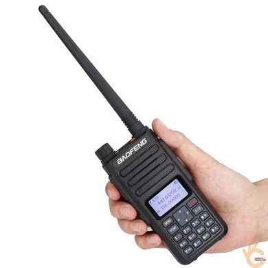 Рація цифрова DMR Baofeng DR-1801UV 5W PRO серія VHF/UHF SMS, 1024ch, USB, скремблєр, до 8км, ОРИГІНАЛ!