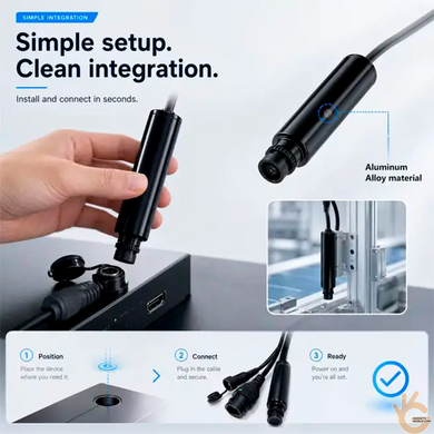 Видеокамера IP RJ45 5 Мп Starlight F=2.1 мм, диаметр 21 мм, звук, память 32 Гб HQCAM X06T, app HiEasy