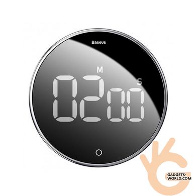 Таймер универсальный BASEUS ACDJS-01 Heyo rotation countdown timer с цифровым LED дисплеем на магнитной основе