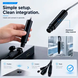 Видеокамера IP RJ45 5 Мп Starlight F=2.1 мм, диаметр 21 мм, звук, память 32 Гб HQCAM X06T, app HiEasy