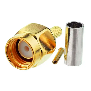 RPSMA разъём под обжим Unitoptek RPSMA- RG174, RPSMA-male (plug) для кабеля RG174 RG316 LMR100 и подобных