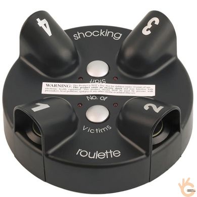 Шокирующая рулетка OCDAY Shocking Roulette с электрошокером - настольная игра для взрослых
