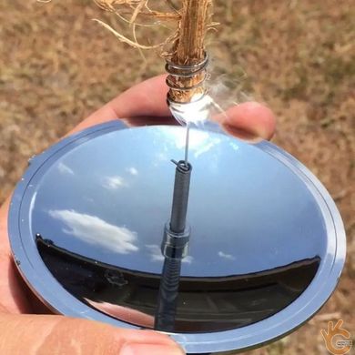 Солнечный поджигатель концентратор солнца туристический MAXWAY FCS10 зажигалка сигарет, поджигатель костра