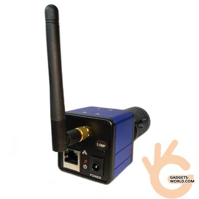 Камера WiFi детектива з 20X збільшенням! HQCAM 007, IP Onvif для PC, Android & IOs, IMX335, 5Мп, 2560x1920, RJ45