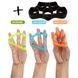 Эспандеры для пальцев рук силиконовые, нагрузка 2/3/4/5кг, реабилитационный тренажёр CONTEC Hand Grip MIX-4