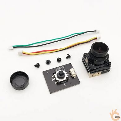 FPV CVBS мини камера с джойстиком и OSD меню BOBLOV СМ1800, F=2,1мм, CMOS 1/1.8, 1800TVL, 5V-40V PAL/NTSC