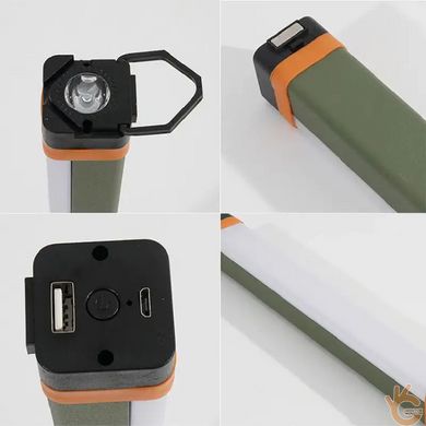 Ліхтар для кемпінгу 7.5W, 2 кольори свічення, регулювання яскравості, PowerBank UltraFire U-4in1