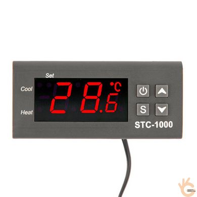 Терморегулятор термостат цифровой профи серия SENSOR STC-1000, для обогревателей, инкубаторов, аквариумов