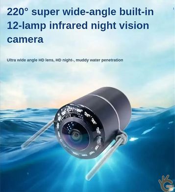 Камера рыбака проводная 30м MAXWAY FF-220, угол обзора 220°, HD монитор 4.3" Супер цена. Новинка!