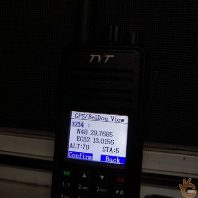 Рація цифрова TYT MD-UV380GPS 5W PRO серія VHF/UHF з GPS стеженням, 3000ch, USB, скремблєр, до 8км, ОРИГІНАЛ