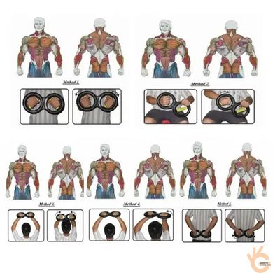 Тренажер - эспандер для развития мышц рук, плеч, груди, предплечья CONTEC Hand Super Arms с нагрузкой 20кг