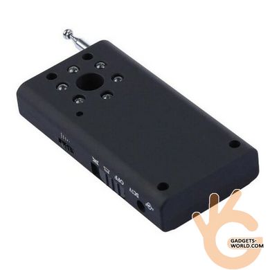 Портативний бюджетний детектор - шукач жучків і об'єктивів прихованих відеокамер Protect CC308 +