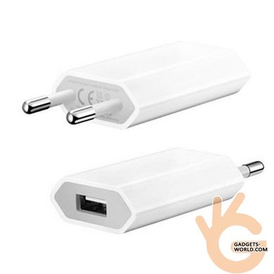 Блок питания, зарядное устройство, USB разъём, 5 Вольт 1 Ампер, для зарядки USB устройств Unitoptek TC10-USB