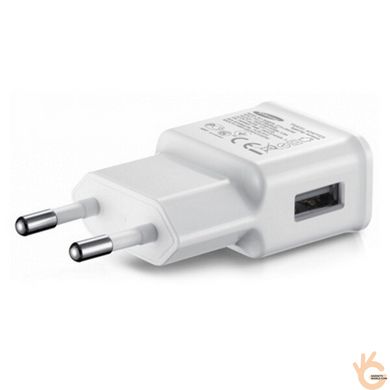 Блок живлення, зарядний пристрій, USB роз'єм, 5 Вольт 2 Ампера, для зарядки USB пристроїв Unitoptek TC20-USB