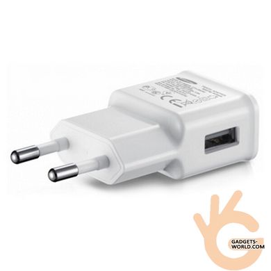 Блок питания, зарядное устройство, USB разъём, 5 Вольт 2 Ампера, для зарядки USB устройств Unitoptek TC20-USB