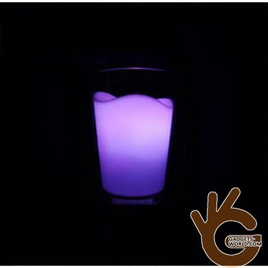 Нічний світильник у вигляді склянки молока з підсвічуванням яке автоматично переливається GOXI GL