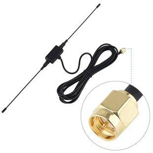 Антена UHF 430-570 МГц диполь 4 Дб WavLink U5F для підвищення дальності систем ДК, і DVBT TV, кабель 1.5м, SMA